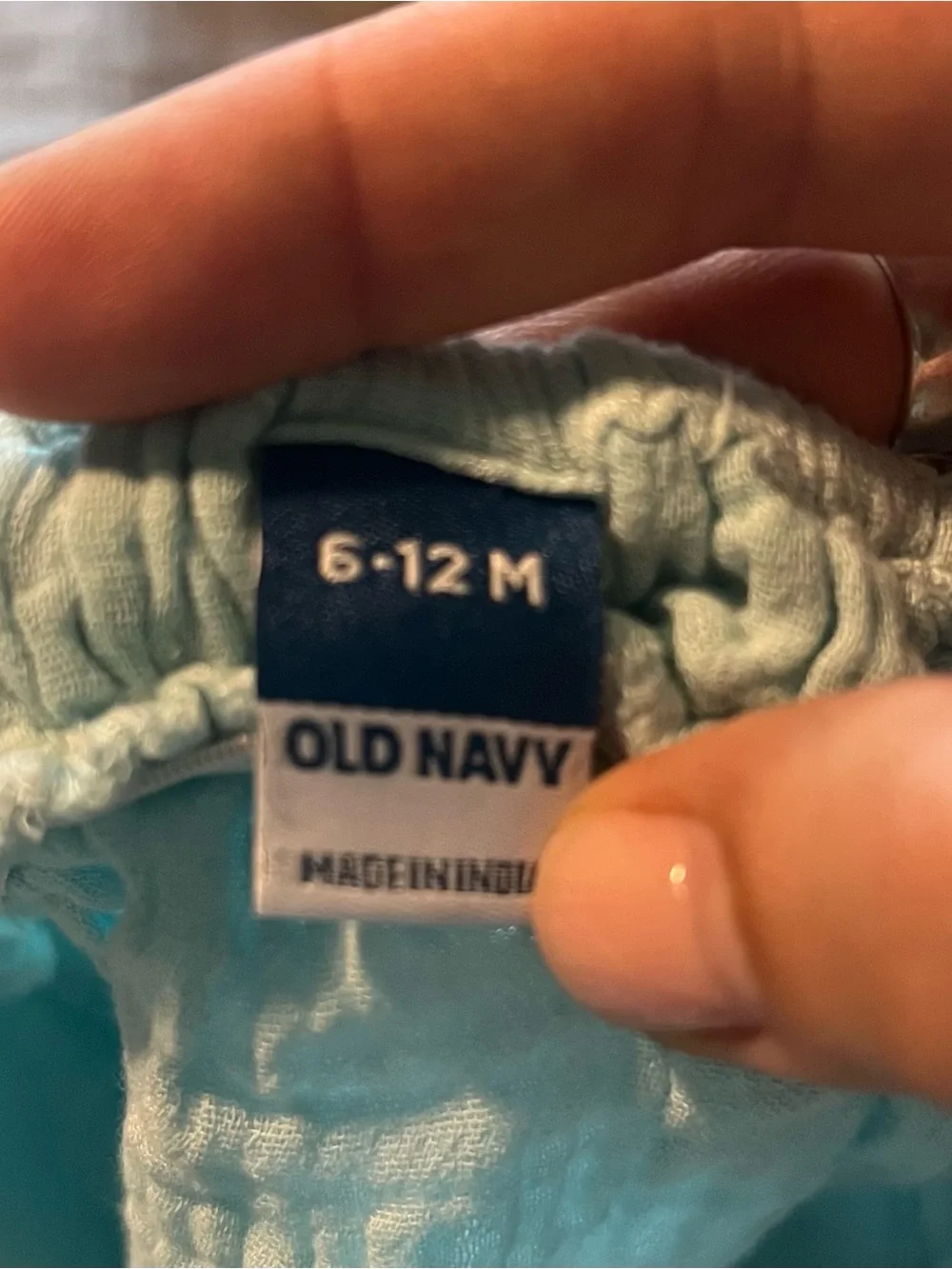 Old Navy Light Blue Muslin Ruffle Shorts